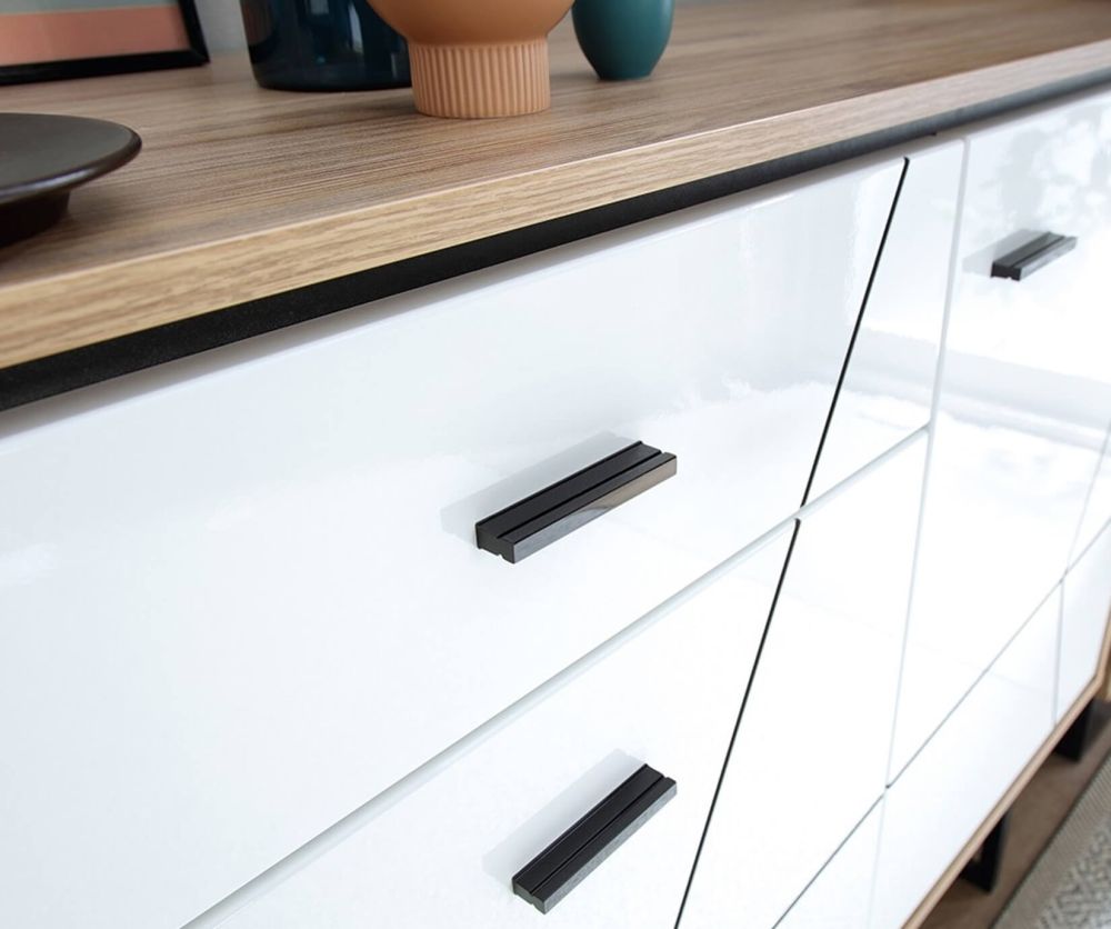 FTG Brolo 3 Door 1 Drawer Wide Sideboard