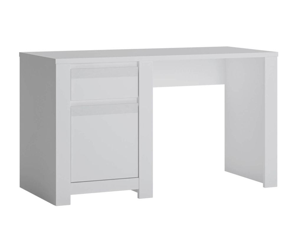 FTG Novi Alpine White 1 Door 1 Drawer Desk