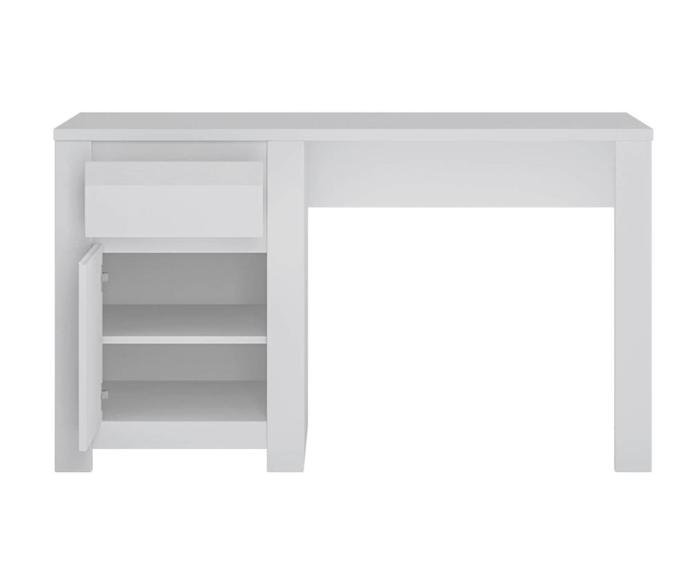 FTG Novi Alpine White 1 Door 1 Drawer Desk