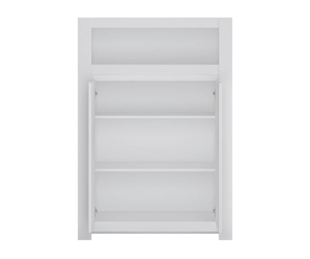 FTG Novi Alpine White 2 Doors Cabinet