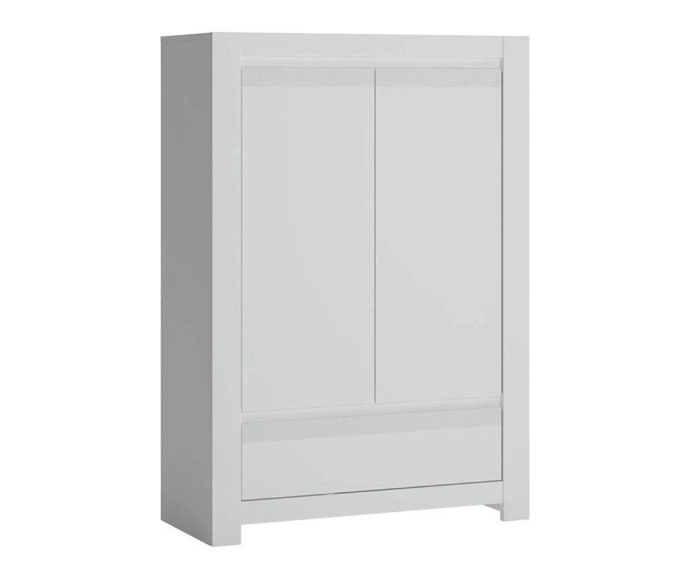 FTG Novi Alpine White 2 Doors 1 Drawer Cabinet