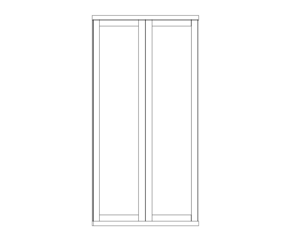 Wiemann Cambridge Pebble Grey 2 Door Wardrobe