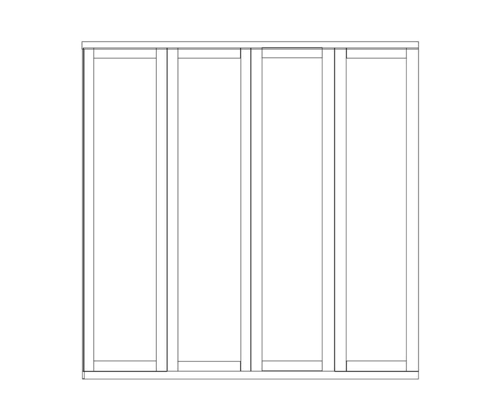 Wiemann Cambridge White 4 Door Wardrobe