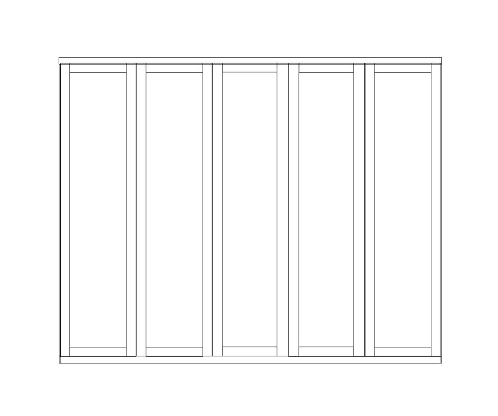 Wiemann Cambridge Champagne 5 Door Wardrobe
