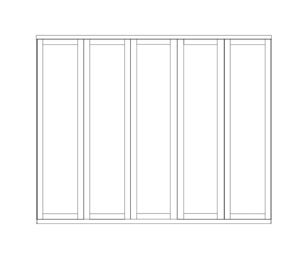 Wiemann Cambridge Sage Green 5 Door Wardrobe