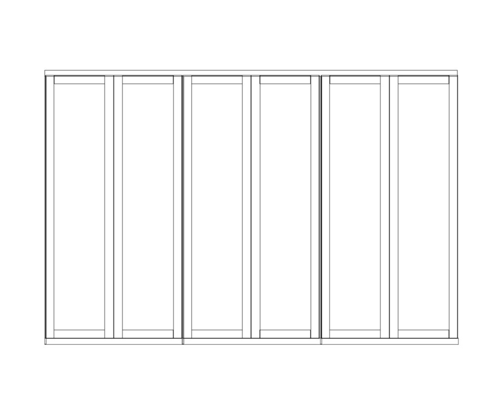 Wiemann Cambridge Pebble Grey 6 Door Wardrobe