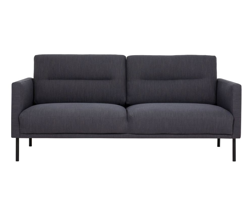 FTG Larvik Antracit 2.5 Seater Sofa with Black Legs