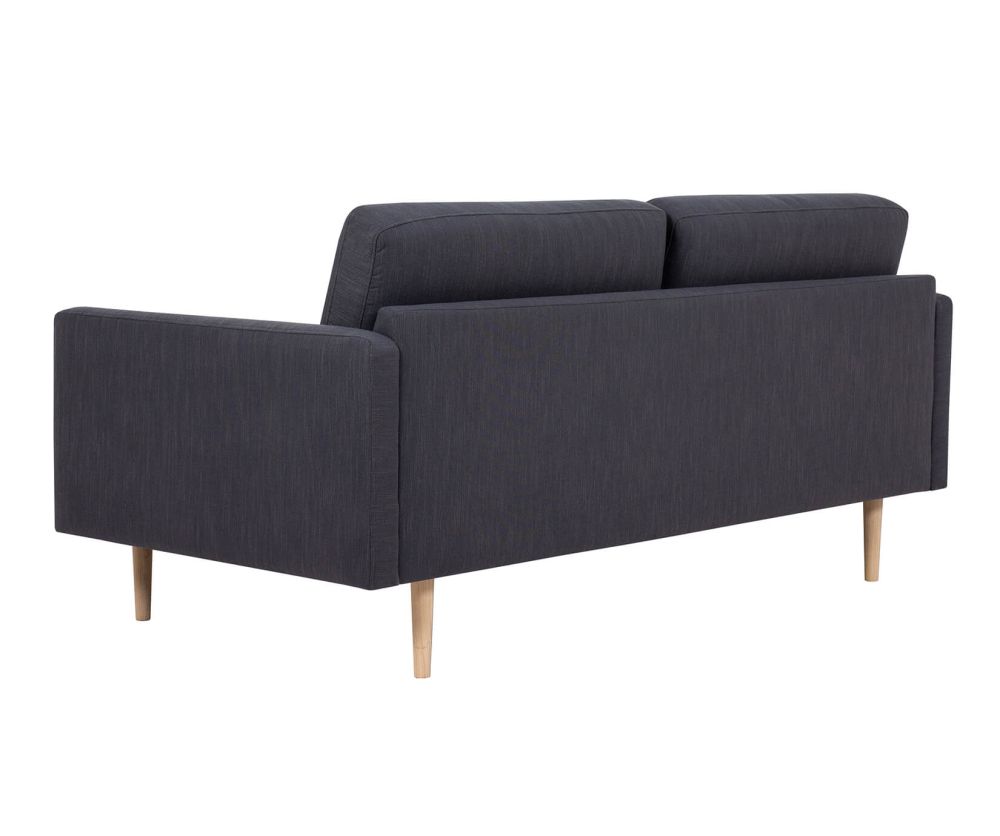 FTG Larvik Antracit 2.5 Seater Sofa with Oak Legs
