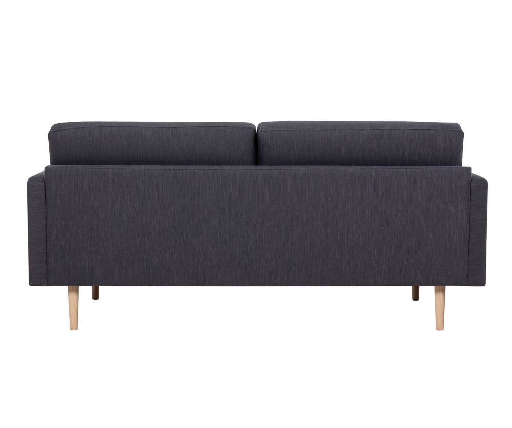FTG Larvik Antracit 2.5 Seater Sofa with Oak Legs