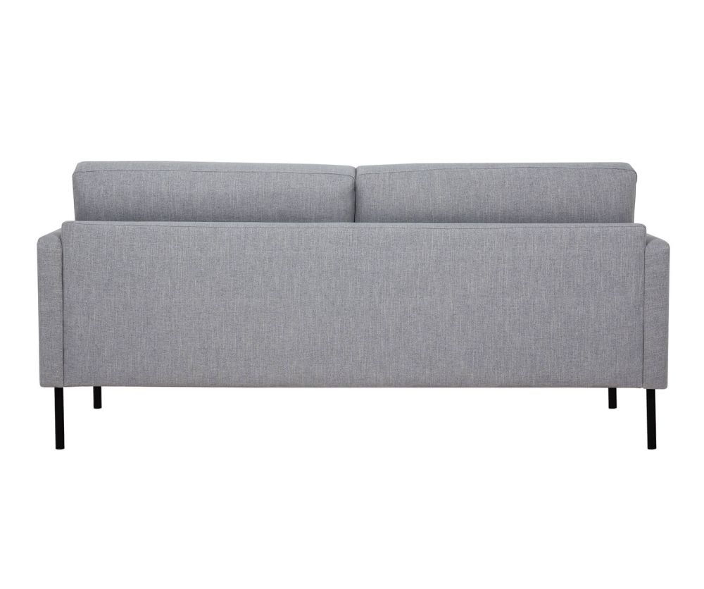 FTG Larvik Grey 2.5 Seater Sofa with Black Legs