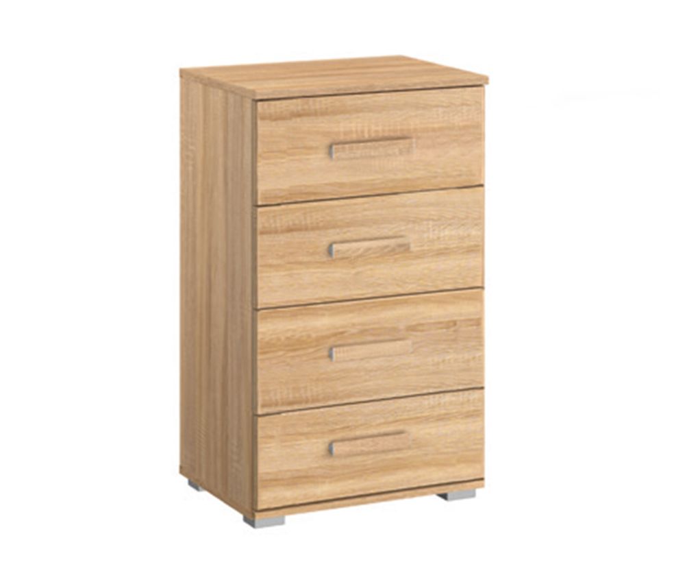 Rauch Rivera Sonoma Oak Narrow 4 Drawer Chest