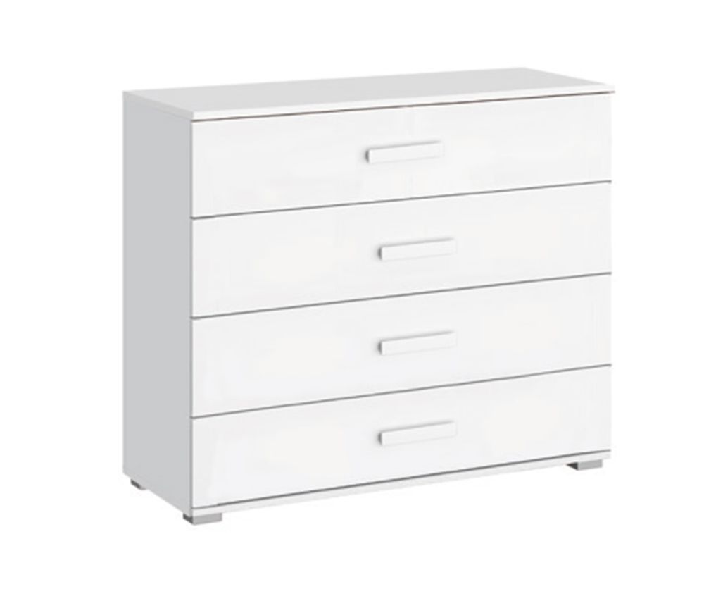 Rauch Rivera Alpine White Wide 4 Drawer Chest