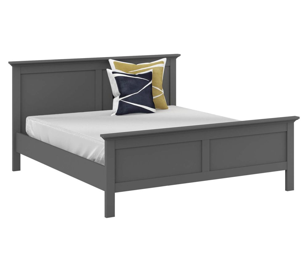 FTG Paris Matt Grey Bed Frame