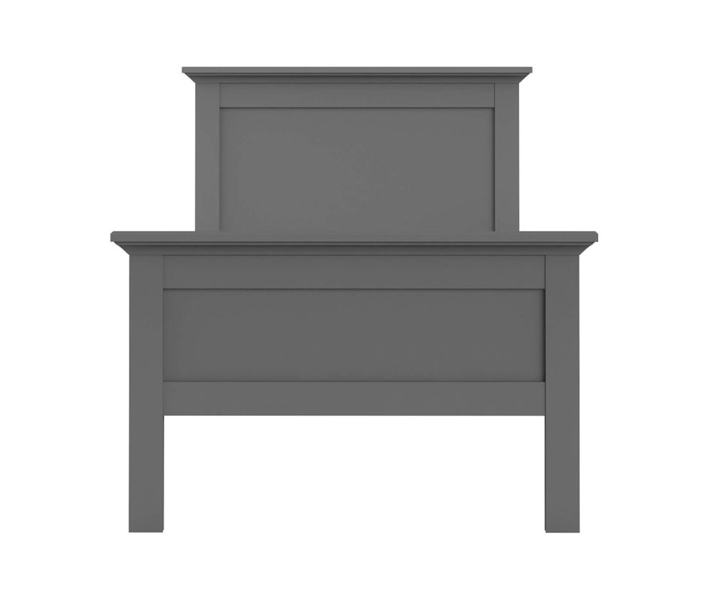 FTG Paris Matt Grey Bed Frame