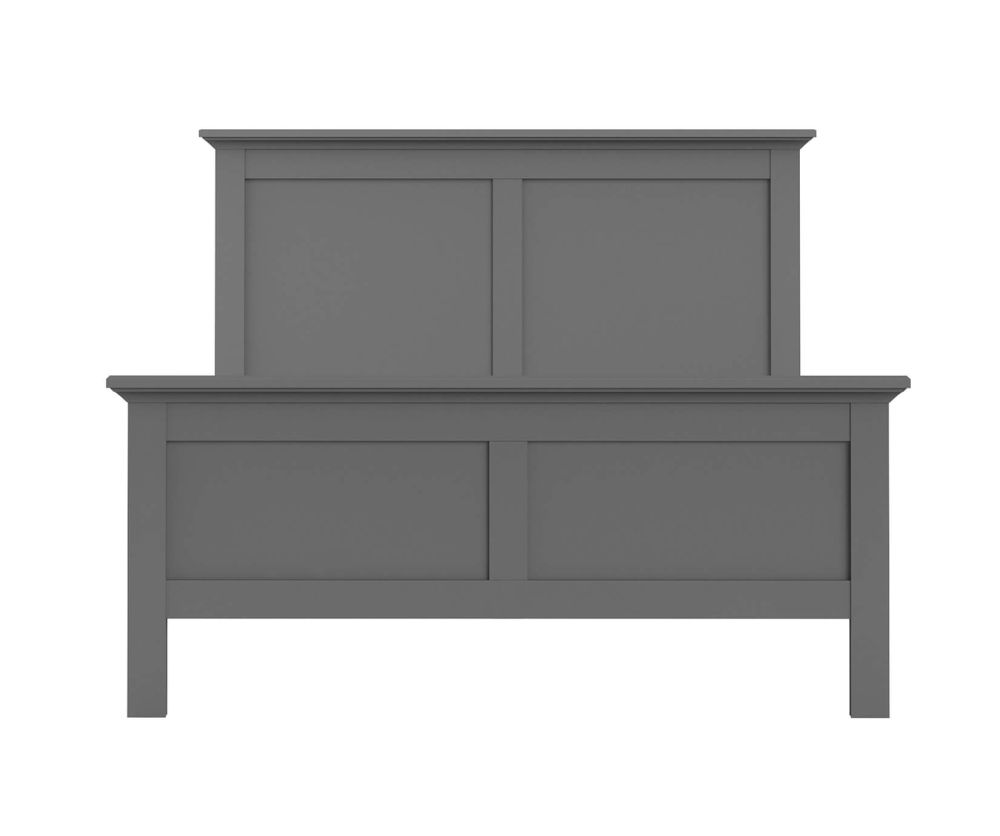 FTG Paris Matt Grey Bed Frame