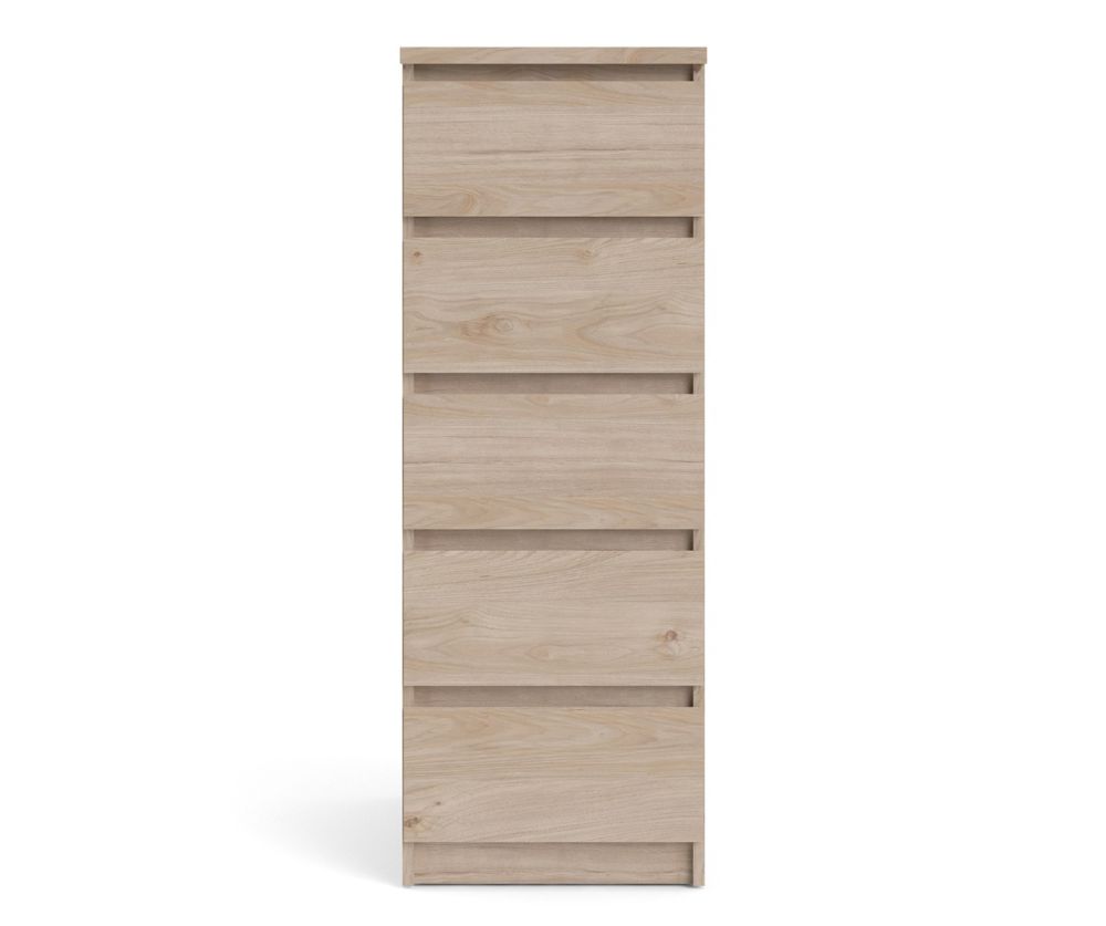 FTG Naia Jackson Hickory 5 Drawer Narrow Chest