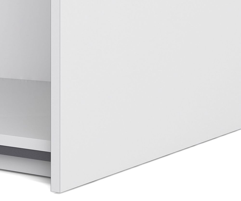FTG Verona White 180cm Sliding Wardrobe with 3 Shelves