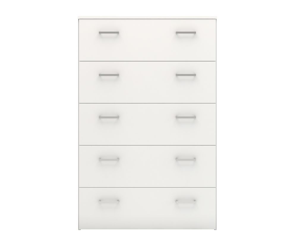 FTG Space White 5 Drawer Chest