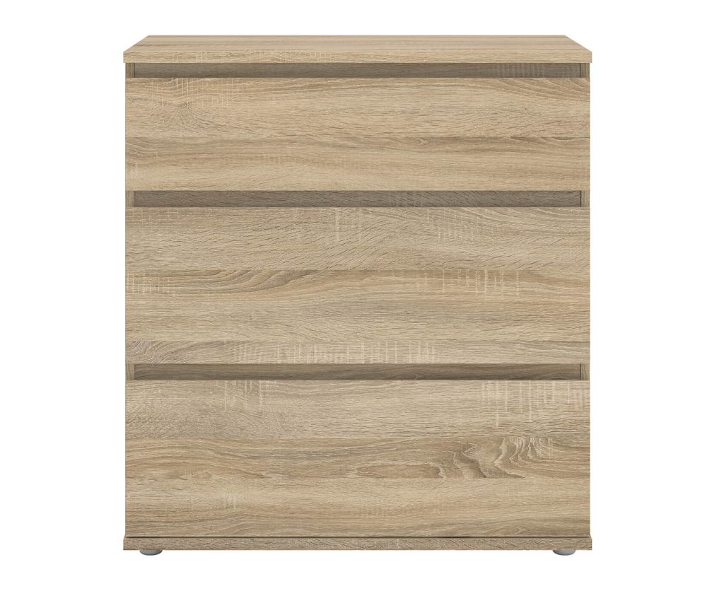 FTG Nova Oak 3 Drawer Chest