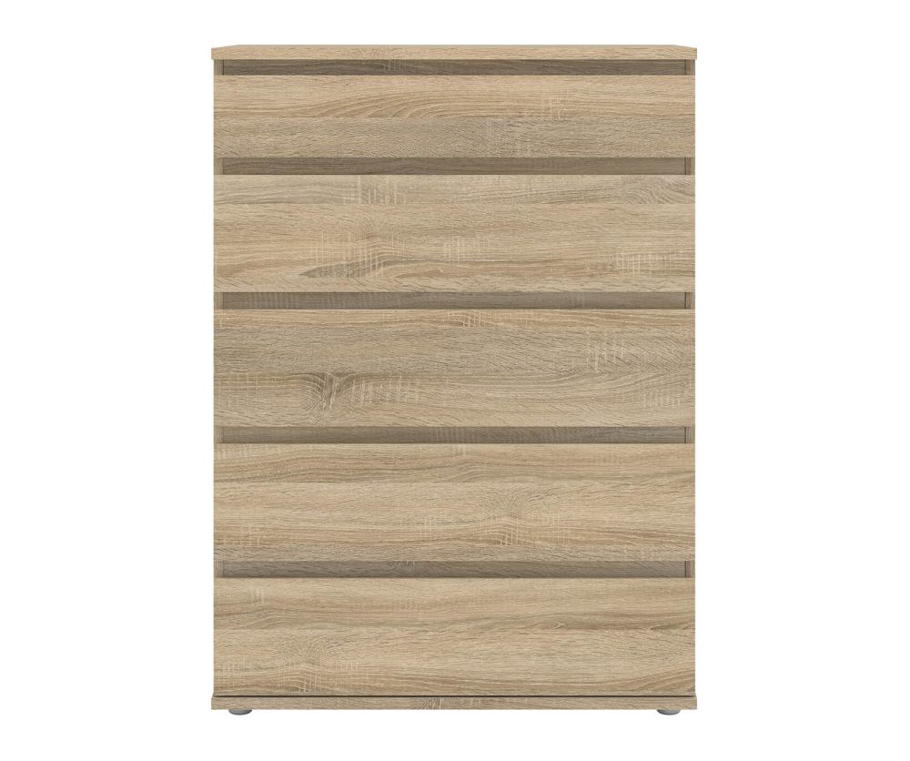 FTG Nova Oak 5 Drawer Chest