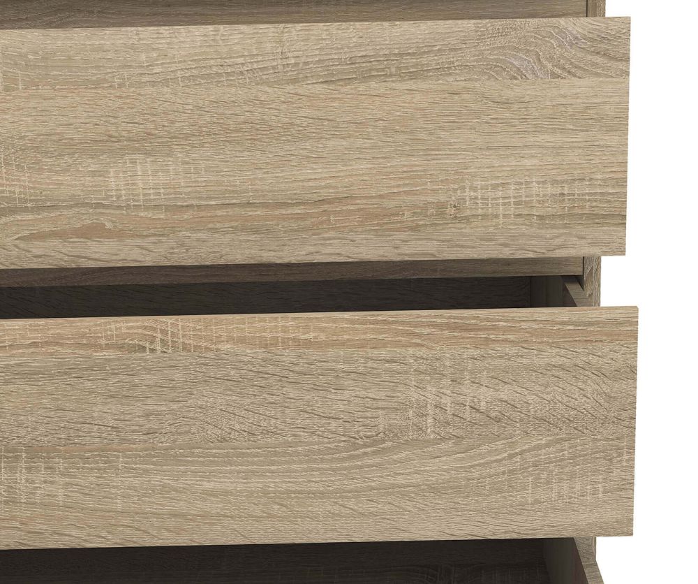FTG Nova Oak 5 Drawer Chest
