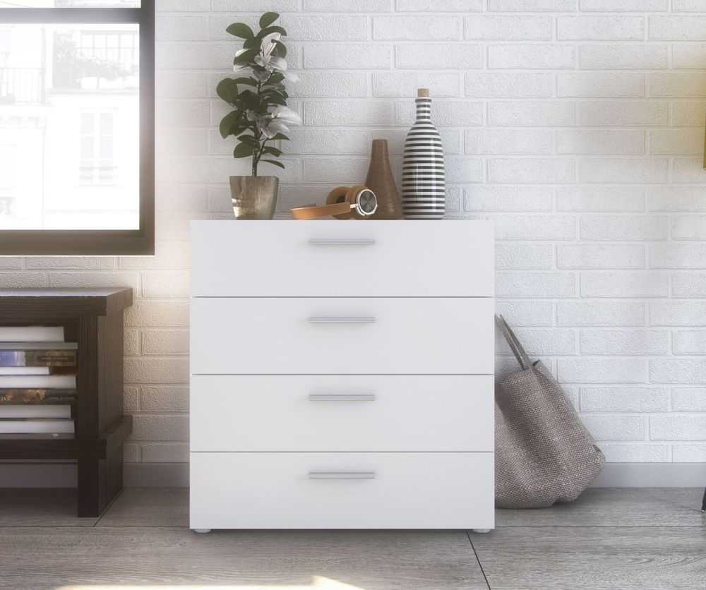 FTG Pepe White 4 Drawer Chest