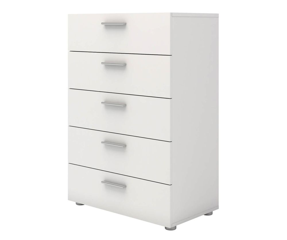 FTG Pepe White 5 Drawer Chest
