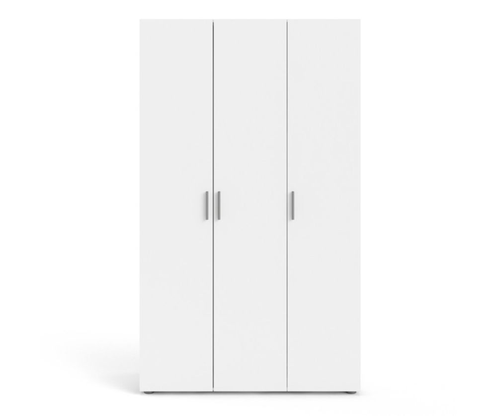 FTG Pepe White 3 Door Wardrobe