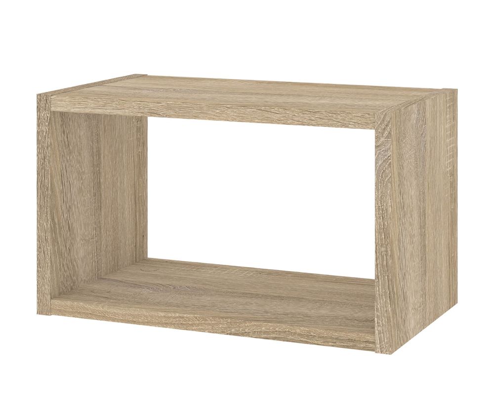 FTG Roomers Oak Wall Shelf Unit