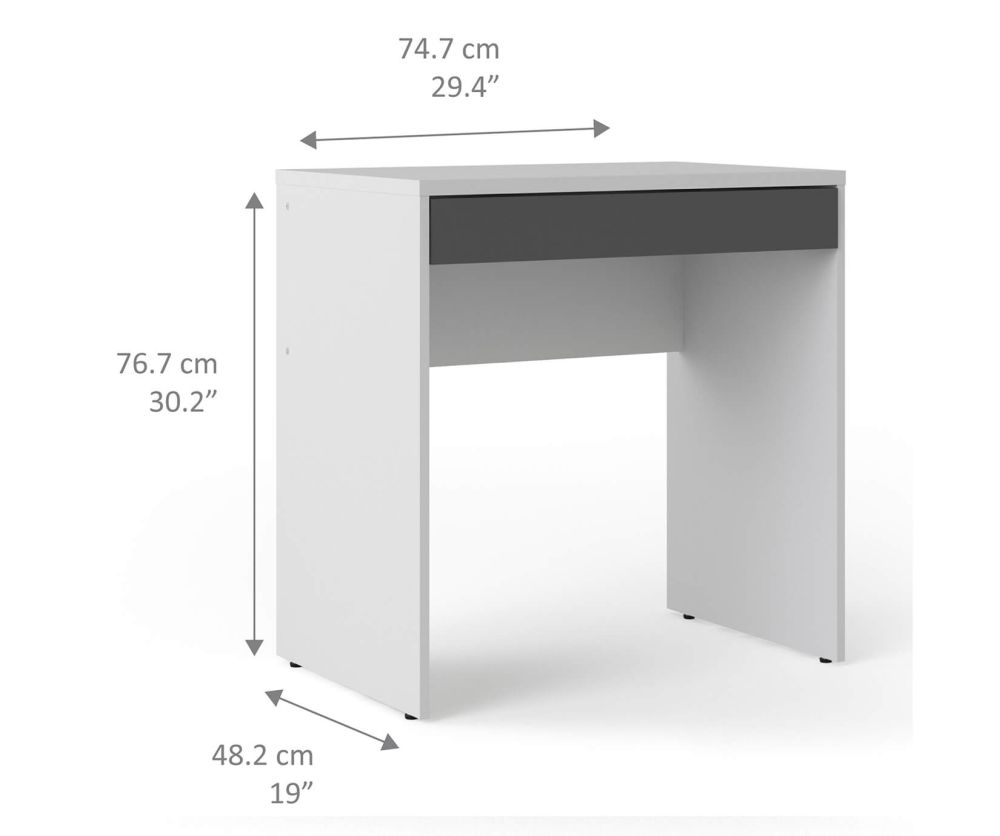 FTG Function Plus White Grey White Grey Desk