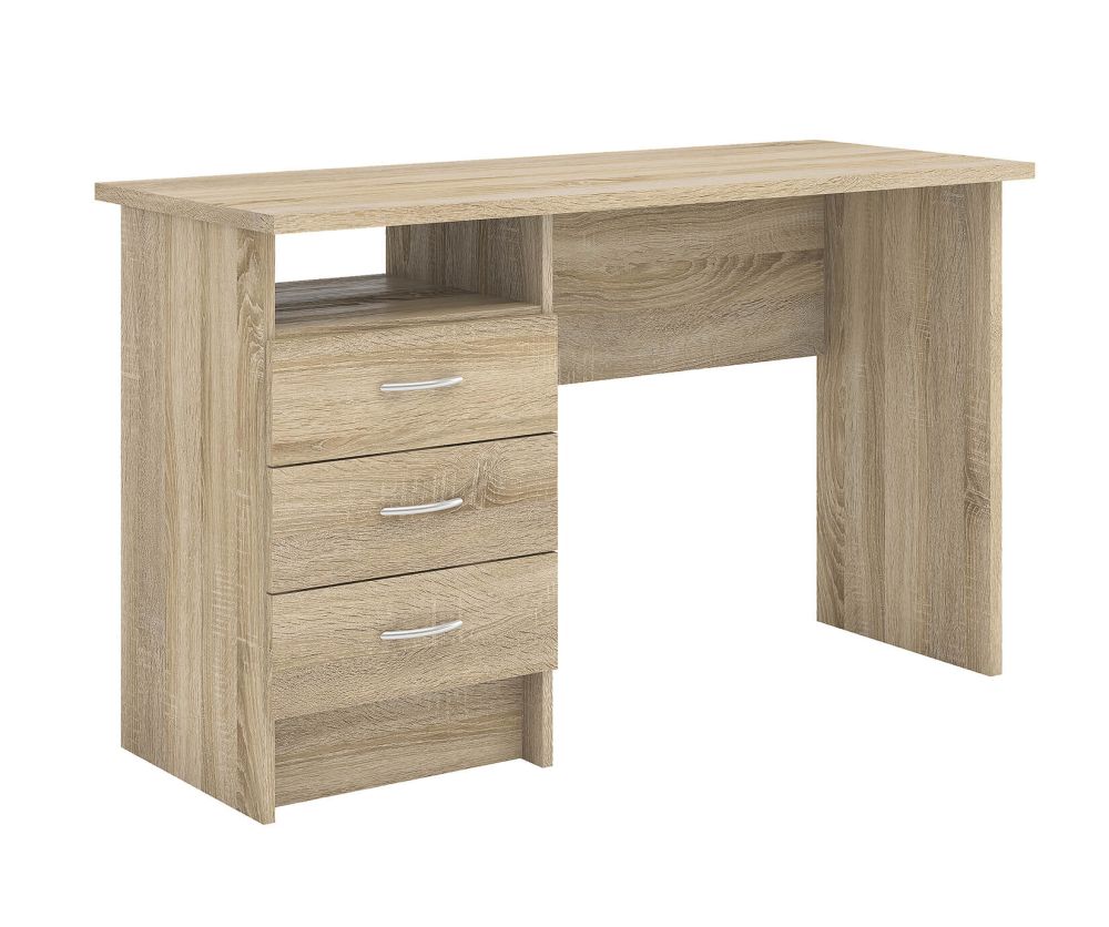 FTG Function Plus Oak 3 Drawers Desk