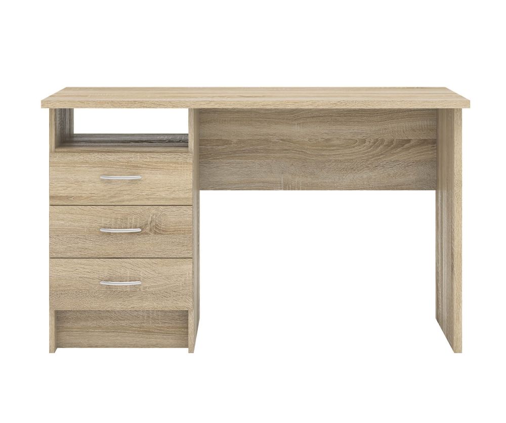 FTG Function Plus Oak 3 Drawers Desk