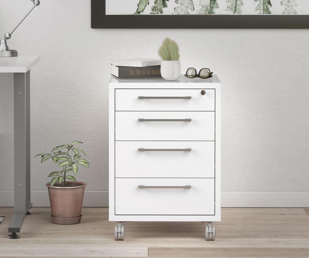 FTG Prima White Mobile cabinet