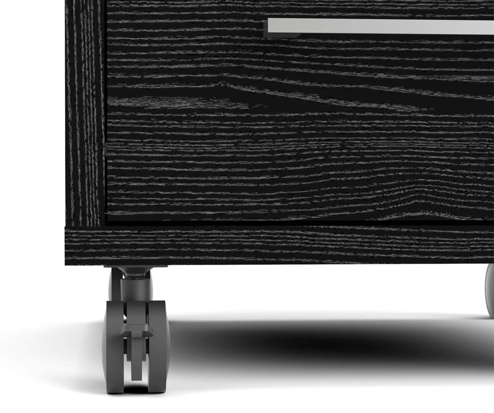 FTG Prima Black Woodgrain Mobile cabinet