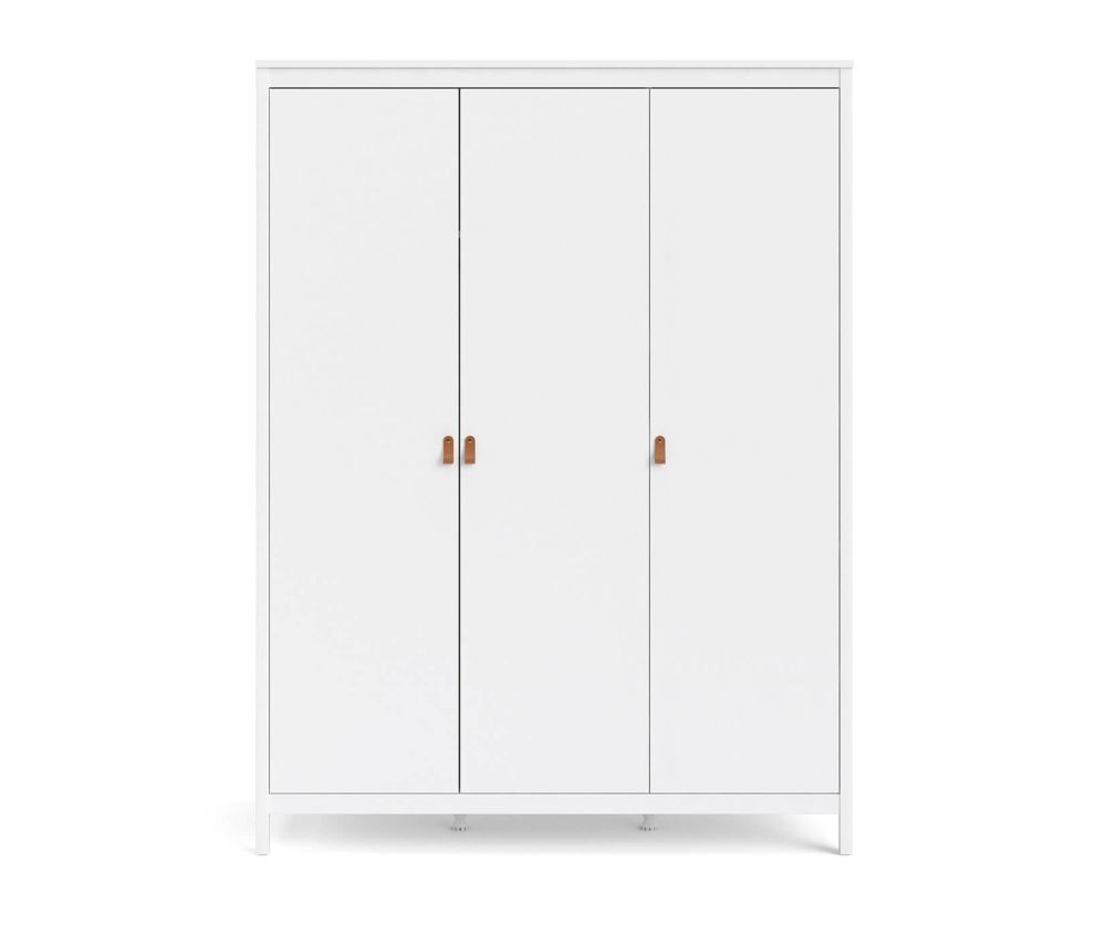 FTG Barcelona White 3 Door Wardrobe