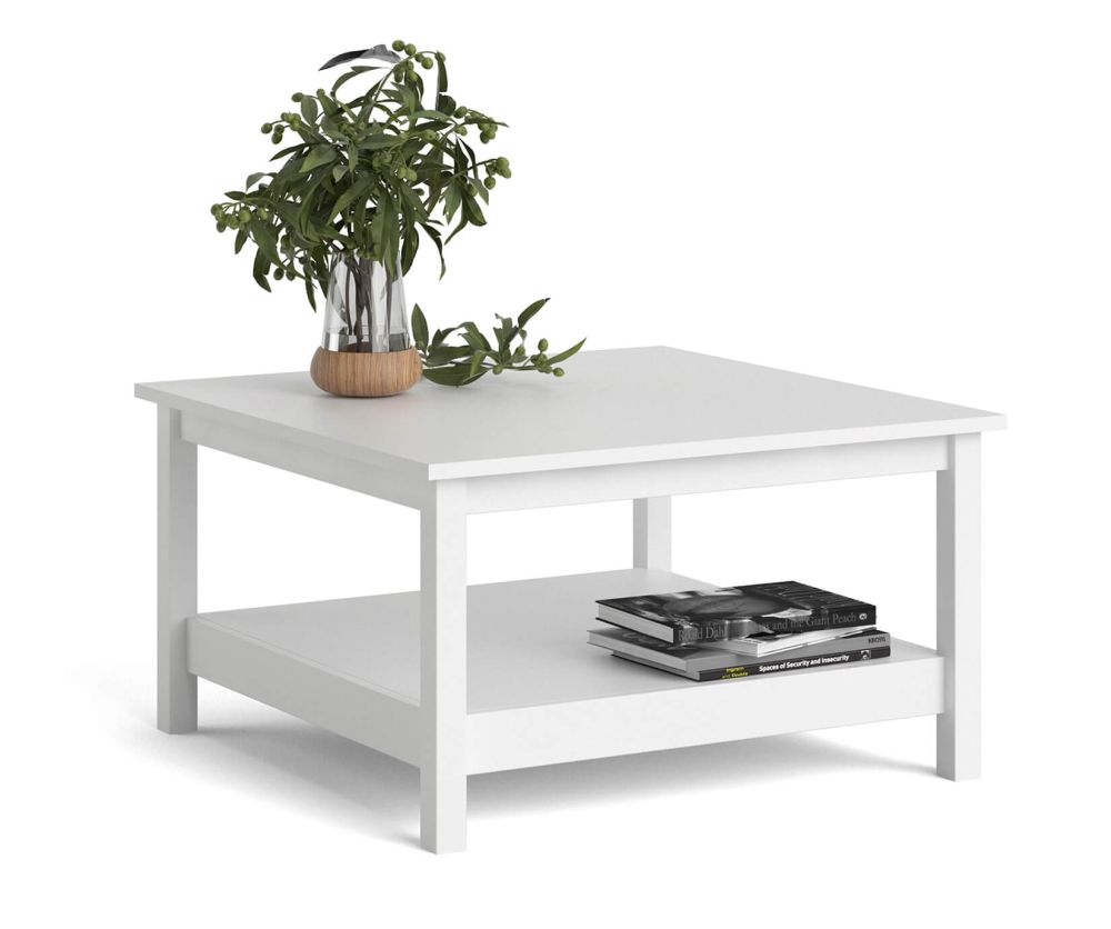 FTG Barcelona White Coffee Table