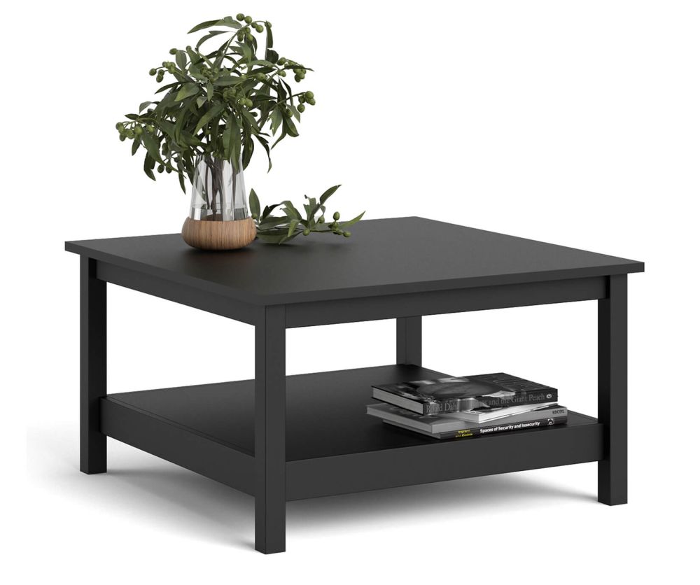 FTG Barcelona Matt Black Coffee Table