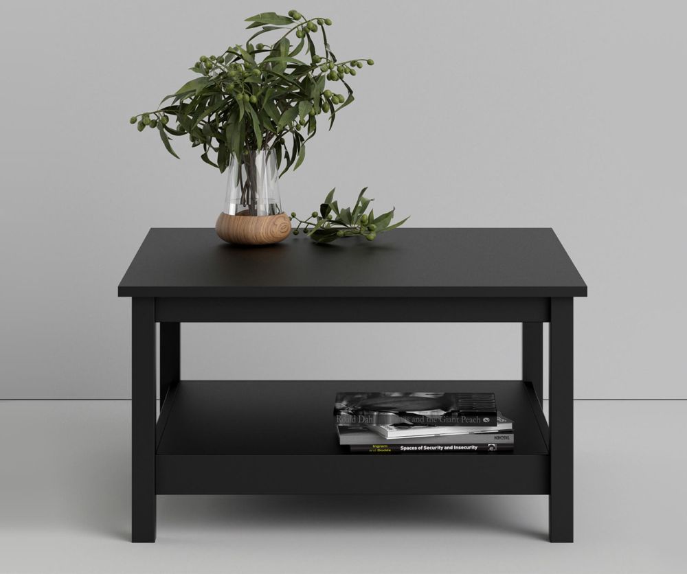 FTG Barcelona Matt Black Coffee Table