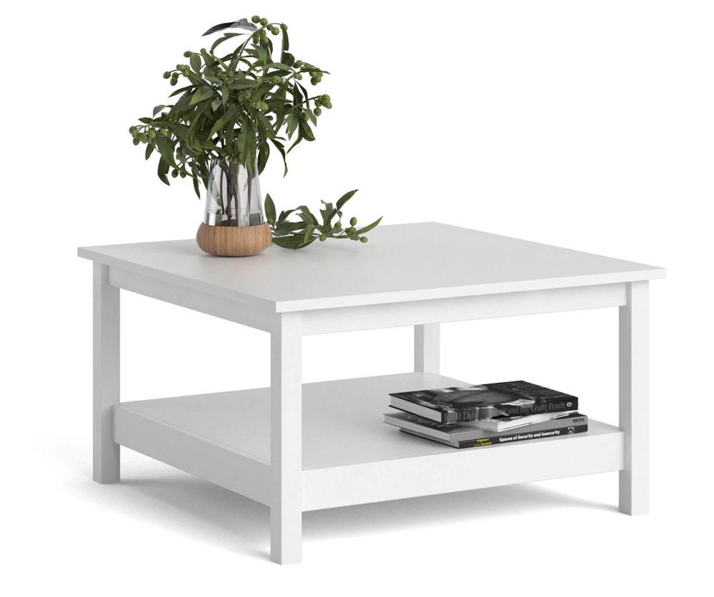 FTG Madrid White Coffee Table