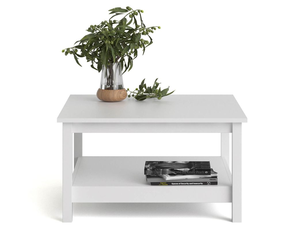 FTG Madrid White Coffee Table