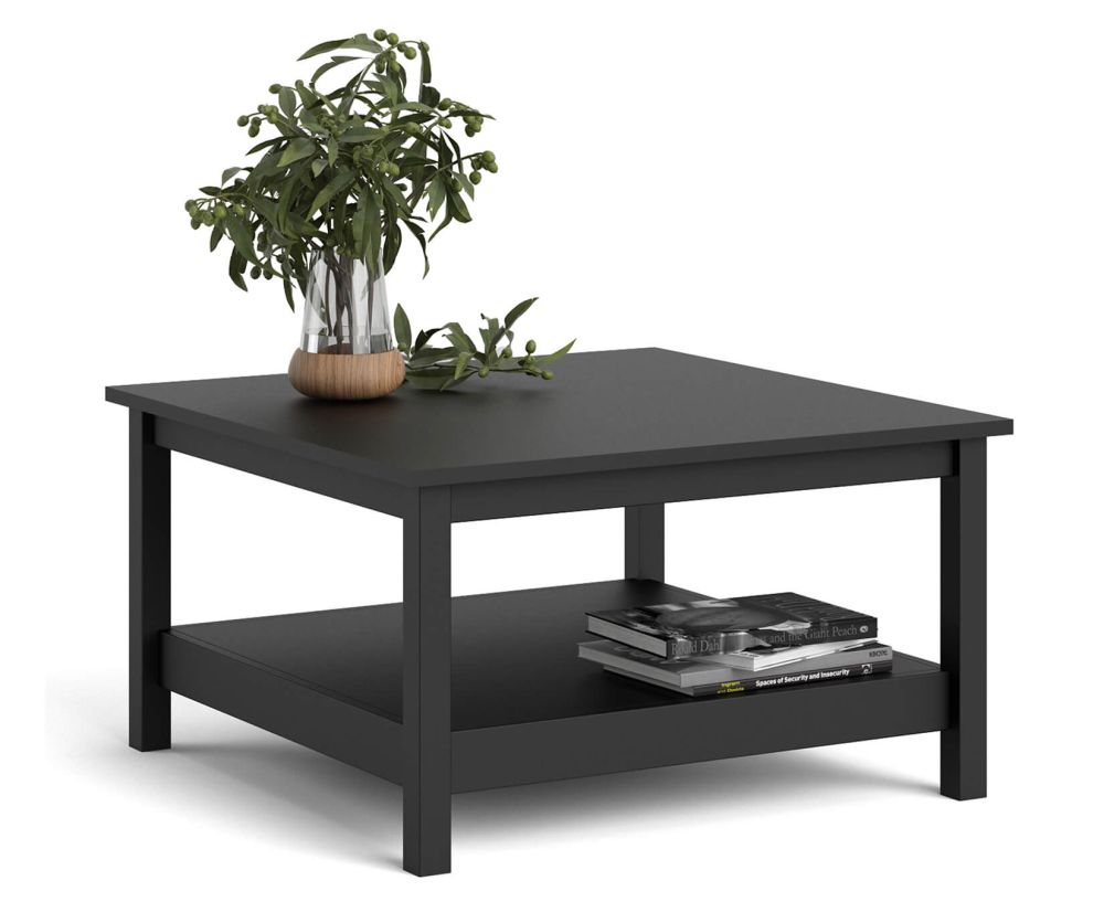 FTG Madrid Matt Black Coffee Table