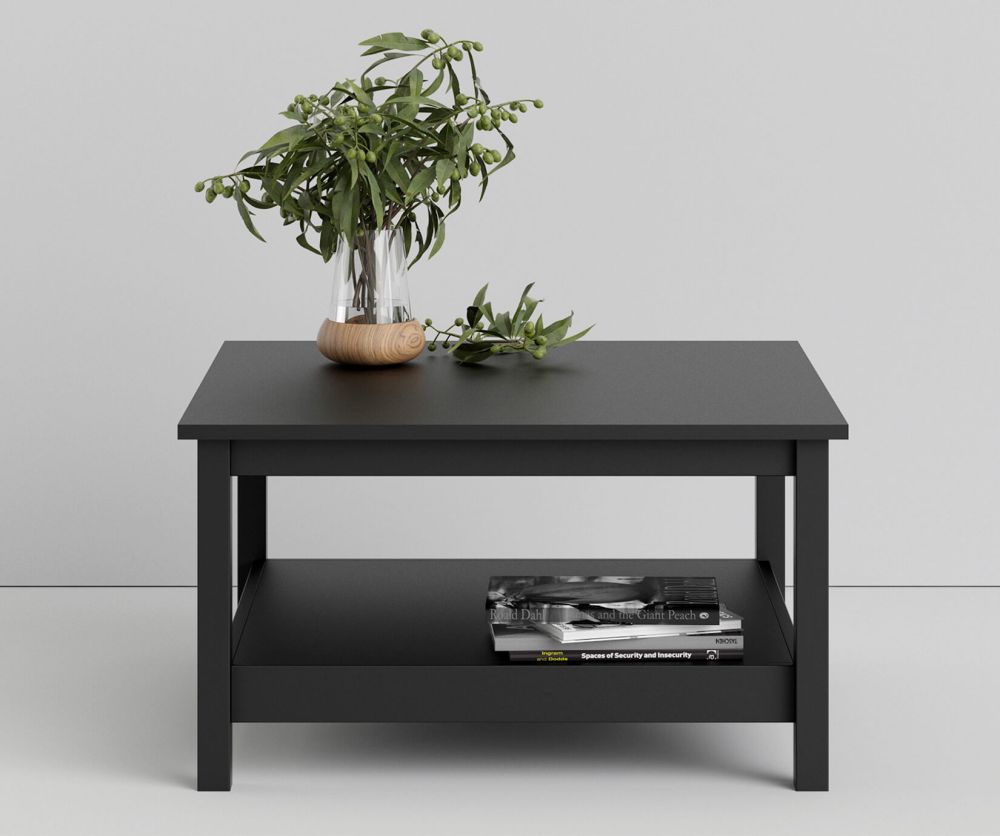 FTG Madrid Matt Black Coffee Table