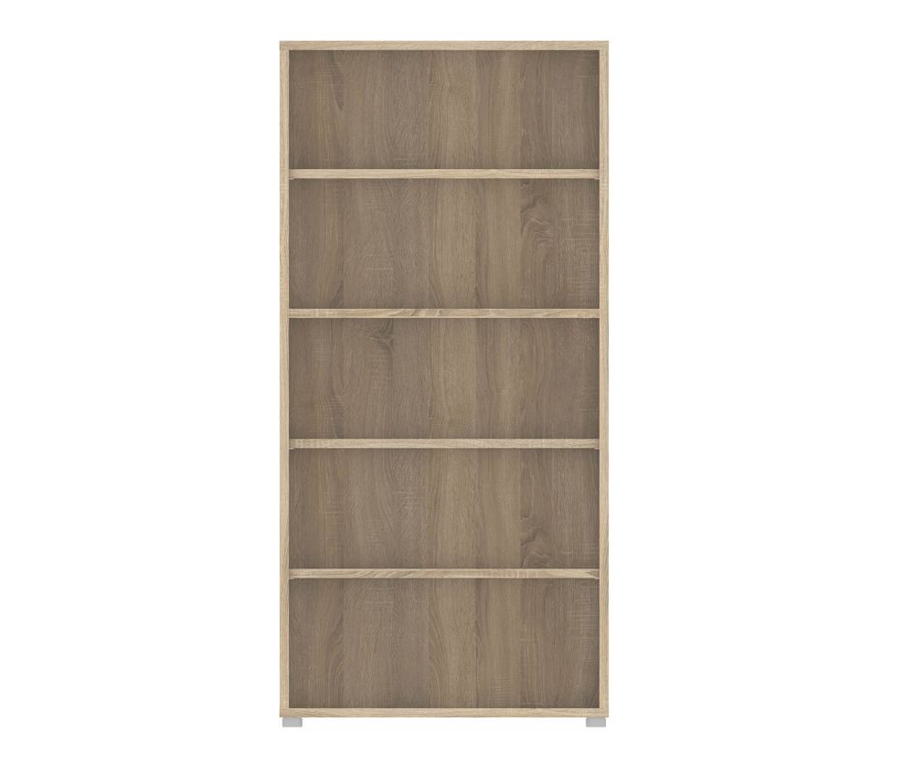 FTG Prima Oak Bookcase with 4 Shelves