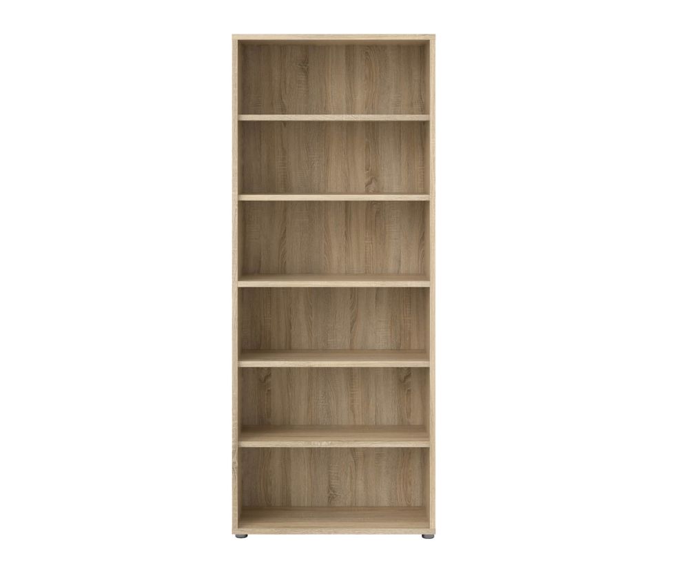 FTG Prima Oak Bookcase with 5 Shelves