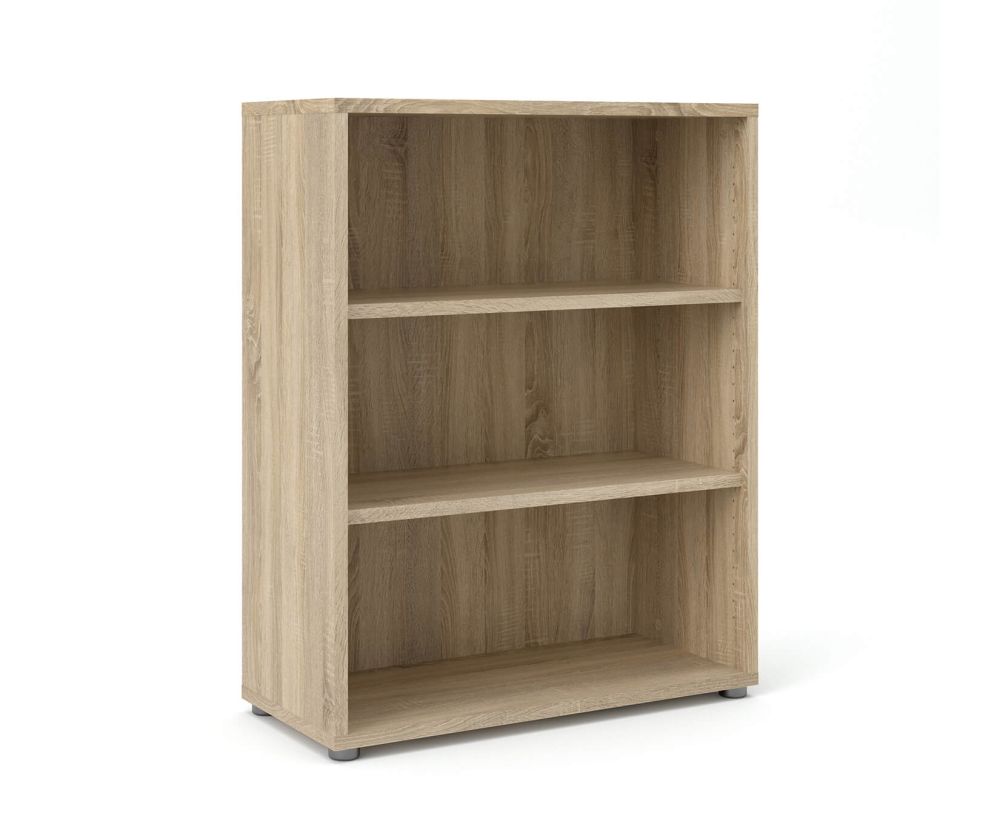 FTG Prima Oak Bookcase with 2 Shelves