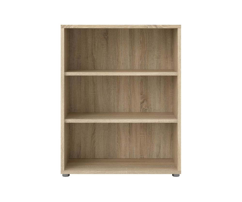 FTG Prima Oak Bookcase with 2 Shelves