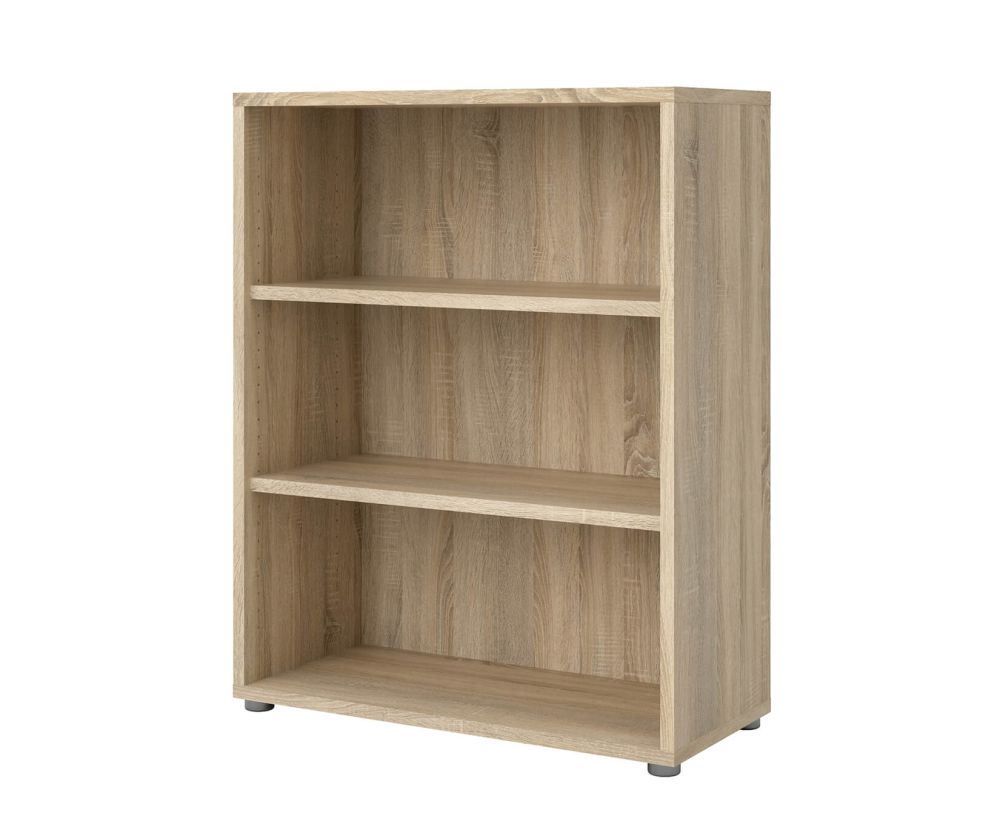 FTG Prima Oak Bookcase with 2 Shelves