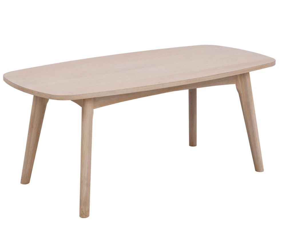 Marte White Oak Coffee Table 