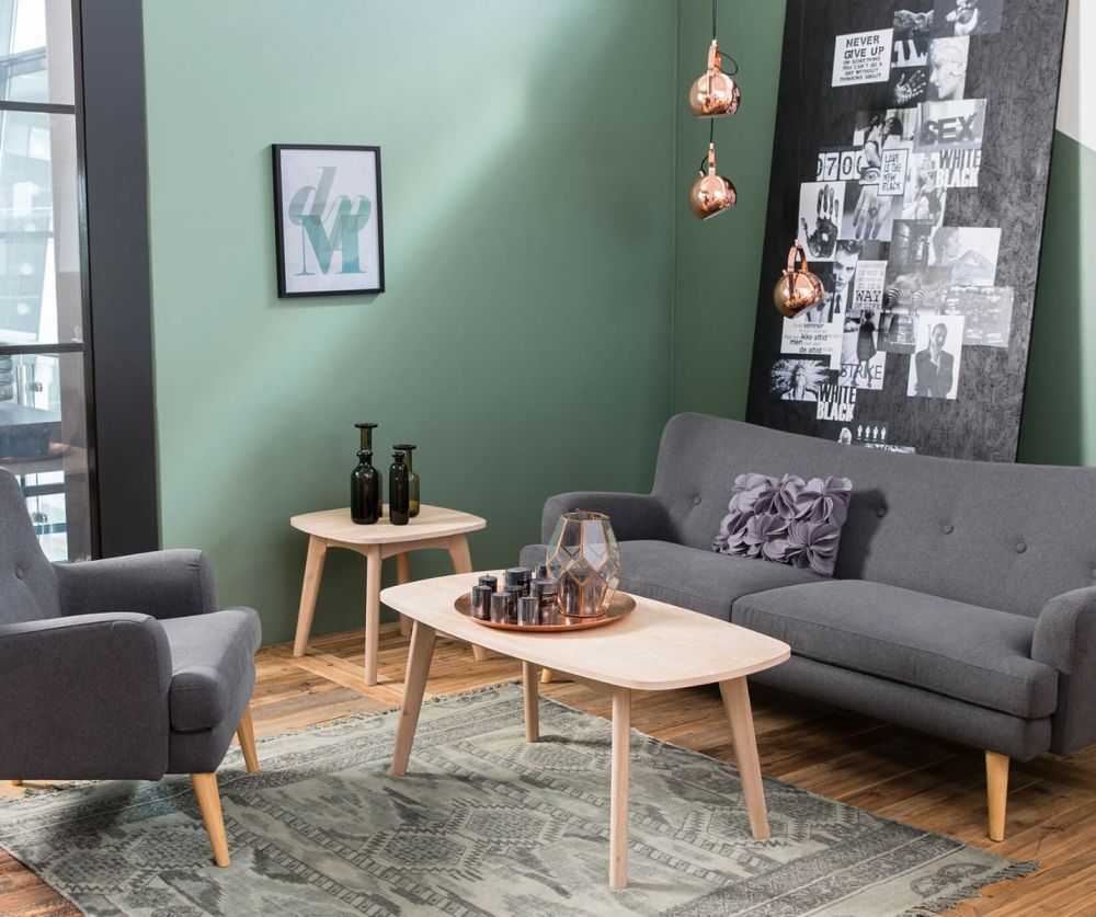 Marte White Oak Coffee Table 