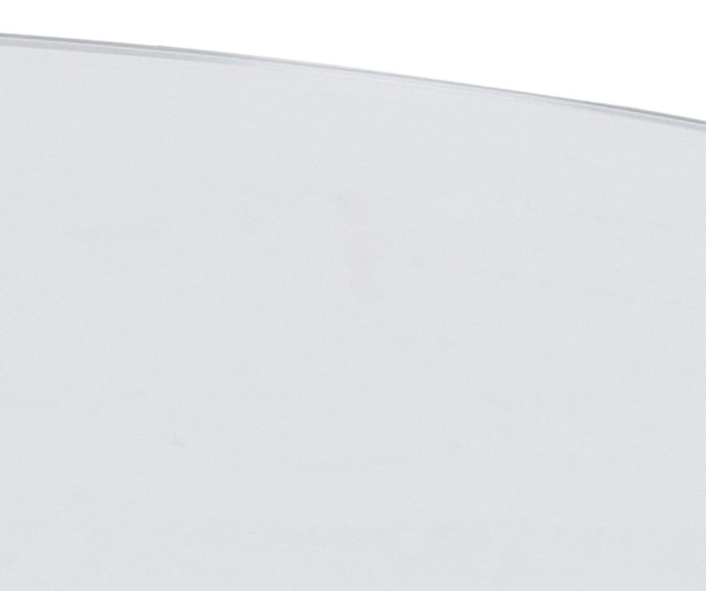 Heaven Glass Top Round Coffee Table with Chrome Legs 